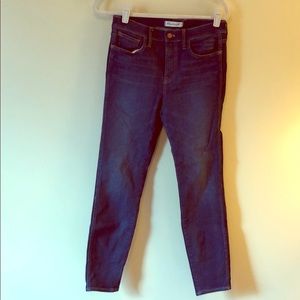 Madewell high riser skinny